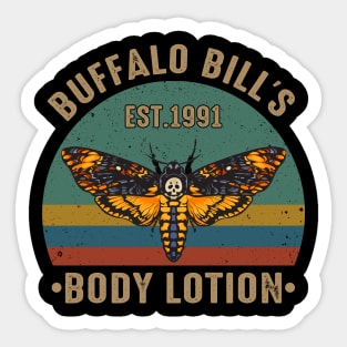 The Silence8 The Silence of the Lambs Buffalo Billis Est1991 Body Lotion Sticker